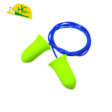 Tappi per le orecchie PU a campana con cavo - Riduzione del rumore SNR 32 dB, la forma a campana in morbida schiuma PU garantisce comfort.